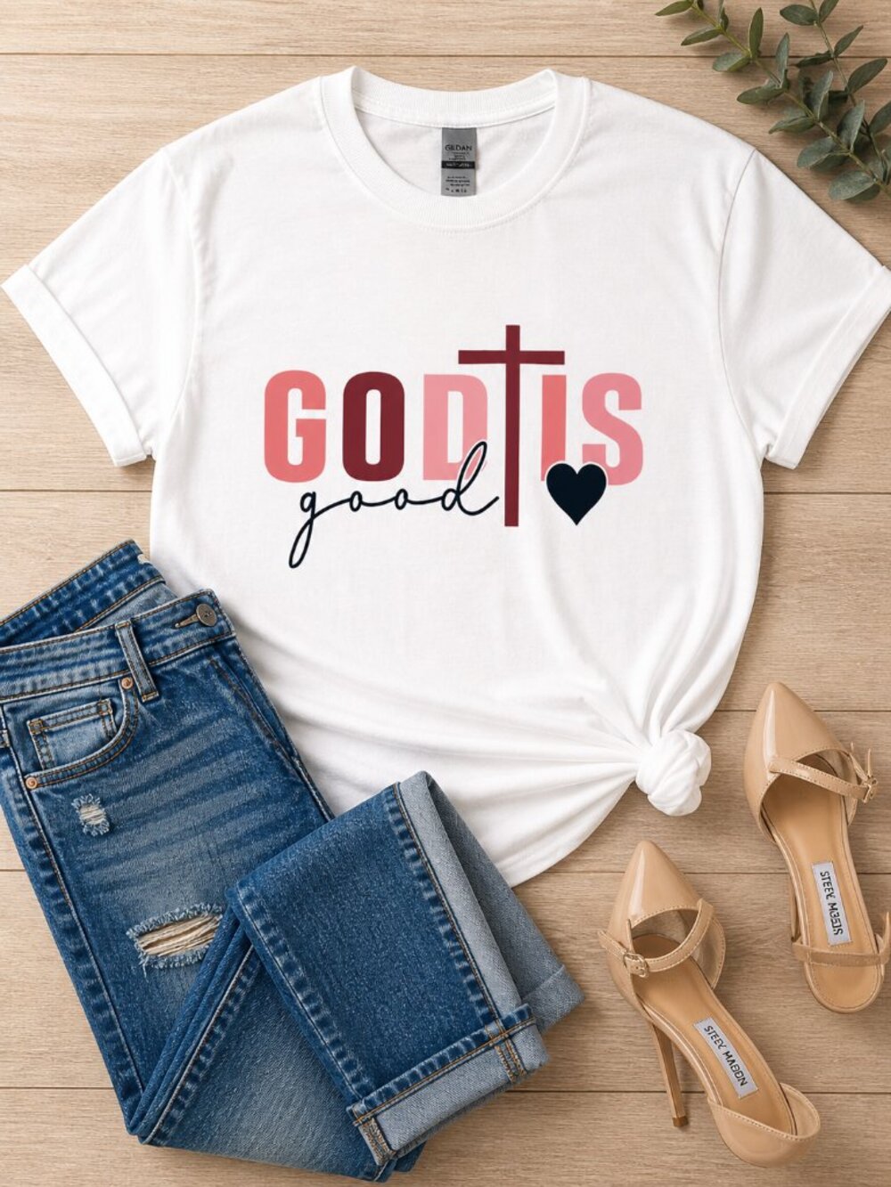 God Is Good Graphic Tee | Faith Shirt | Unisex | White Tee